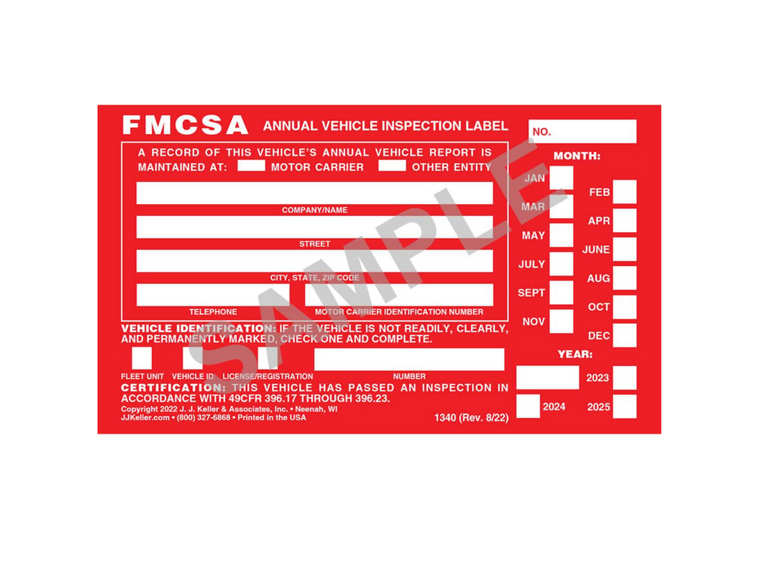 Vehicle Inspections - Annual