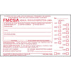 Annual Vehicle Inspection Label - Vinyl w/ Punch Boxes