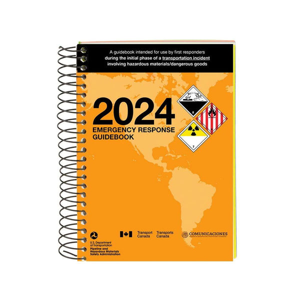 2024 Emergency Response Guidebook, Pocket Size - Spiral Bound