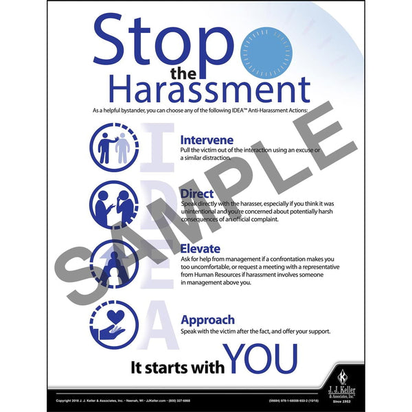 Sexual Harassment Prevention - Awareness Poster
