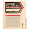 Confidential Alcohol and Controlled Substance File Packet - File Folder