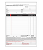 Straight Bill of Lading - Universal Form - Snap-Out, 3-Ply w/ Carbon, Long Form 8 1/2"x11"