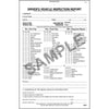 Detailed Driver's Vehicle Inspection Report With Pre-/Post-Trip, 2-Ply, Carbonless