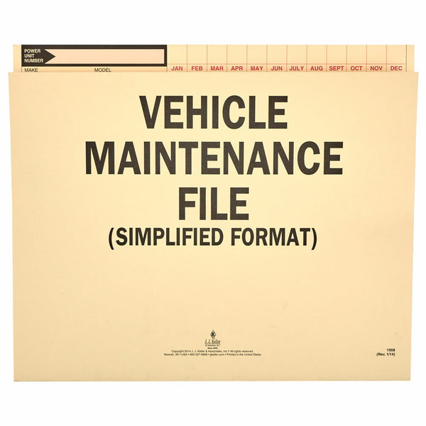 Vehicle Maintenance File