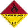 Hazardous Materials Labels - Class 5, Division 5.2 -- Organic Peroxide - Paper, Roll