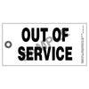 Out Of Service Tags - White
