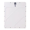 Riveted Aluminum Placard Holder w/Back Plate - White