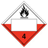 Division 4.2 Spontaneously Combustible Placard - Blank