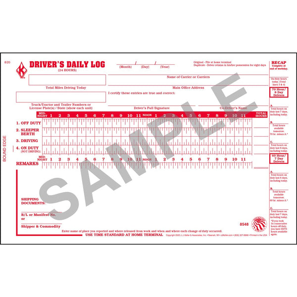 Drivers Duty Status Record – Willamette Traffic Bureau LLC