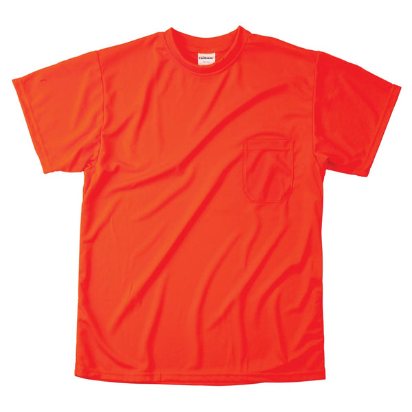 J. J. Keller® SAFEGEAR® Hi-Vis T-Shirt With Pocket, Orange, Non-Certified