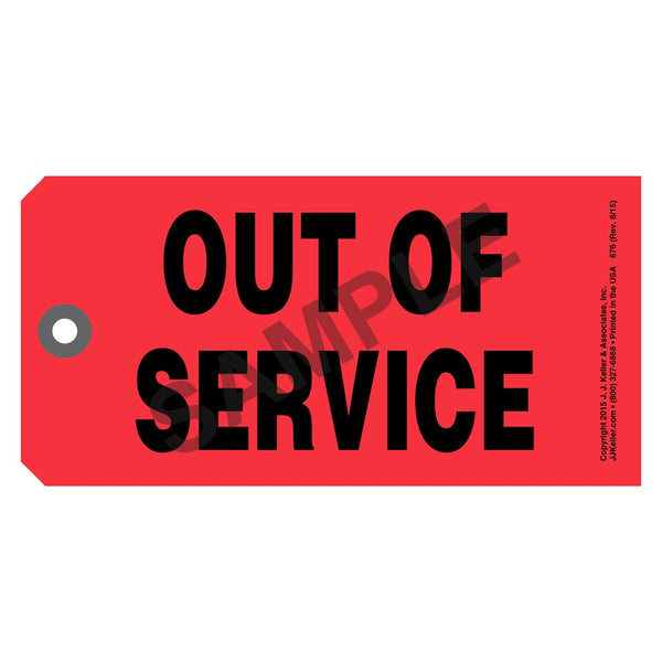 Out Of Service Tags