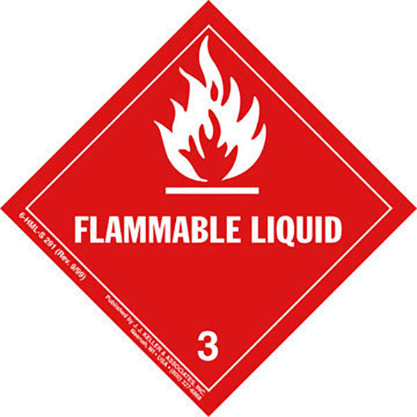 Flash Flammable Paper Flammable Liquid Warning Labels - Rolls of 500 – Willamette Traffic ...