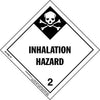 Hazardous Materials Labels - Class 2, Division 2.3 -- Inhalation Hazard - Paper, Roll