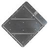 Riveted Aluminum Placard Holder w/Back Plate